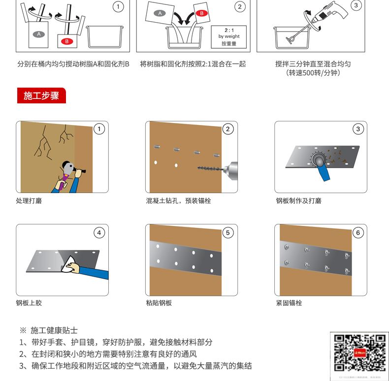 包钢京口粘钢加固施工过程